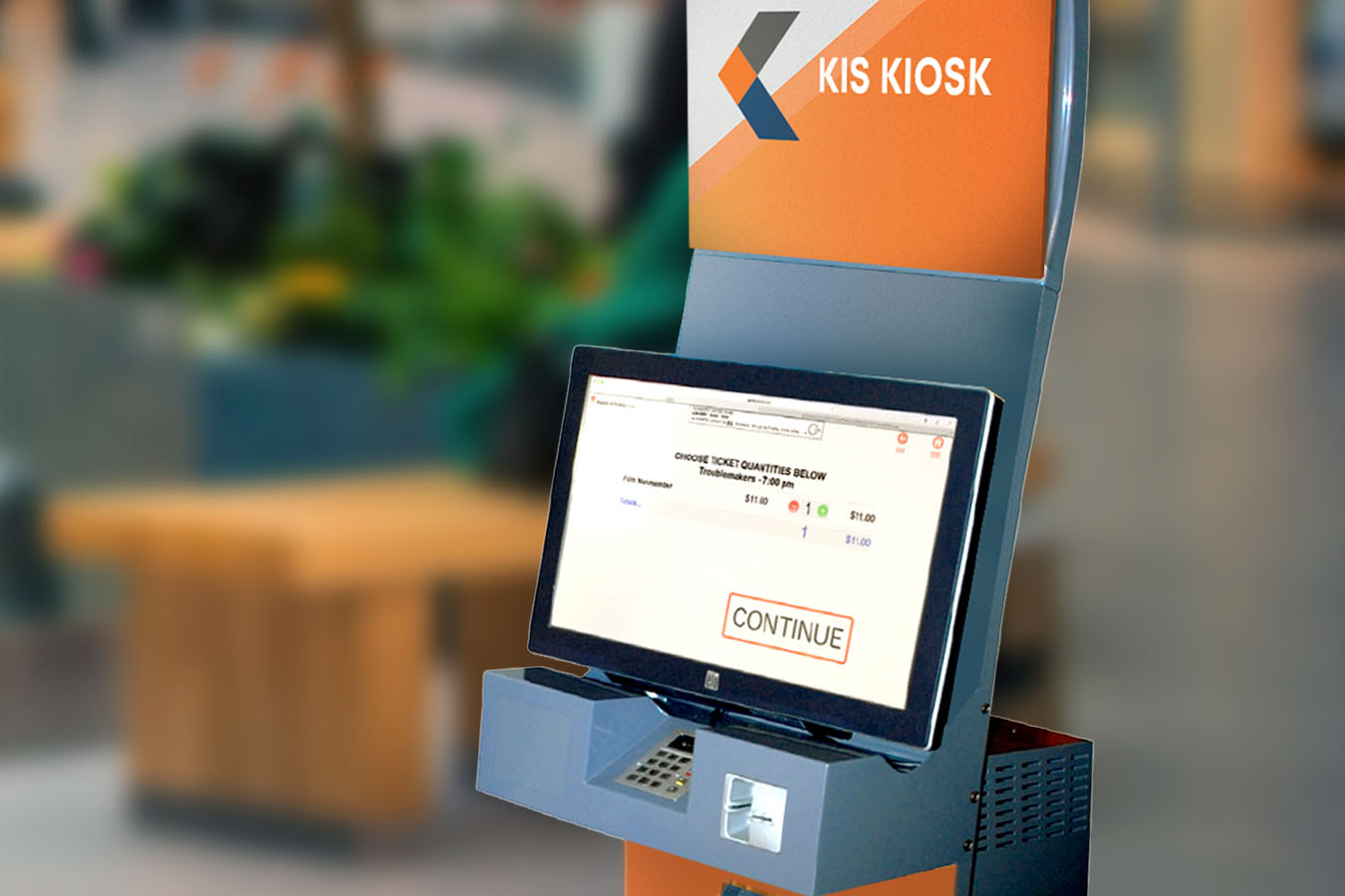 KIS Kiosk hardware and ticketing solutions